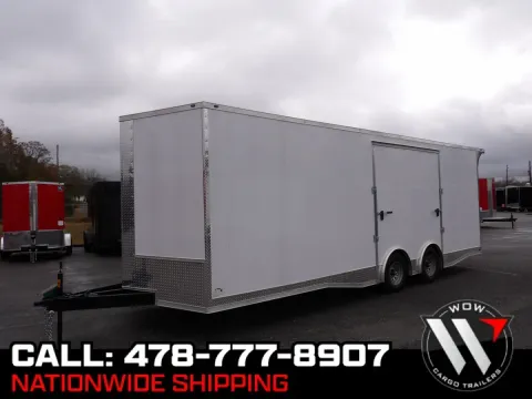 White 2026 Steel Pines 8.5X24 Enclosed for sale in Cochran, GA