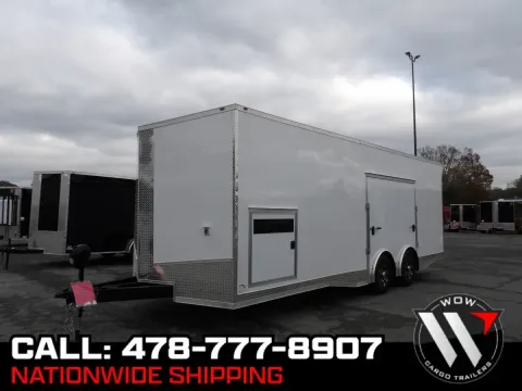 White 2026 Steel Pines 8.5X24 Enclosed for sale in Cochran, GA