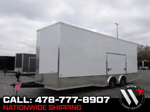 White 2026 Steel Pines 8.5X24 Enclosed for sale in Cochran, GA