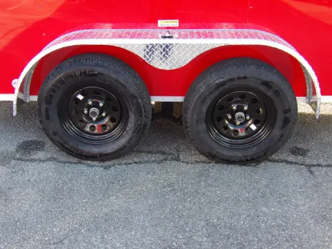 Another view of 2026 All World 7X16 Enclosed for sale in Cochran, GA at WOW Cargo Trailers