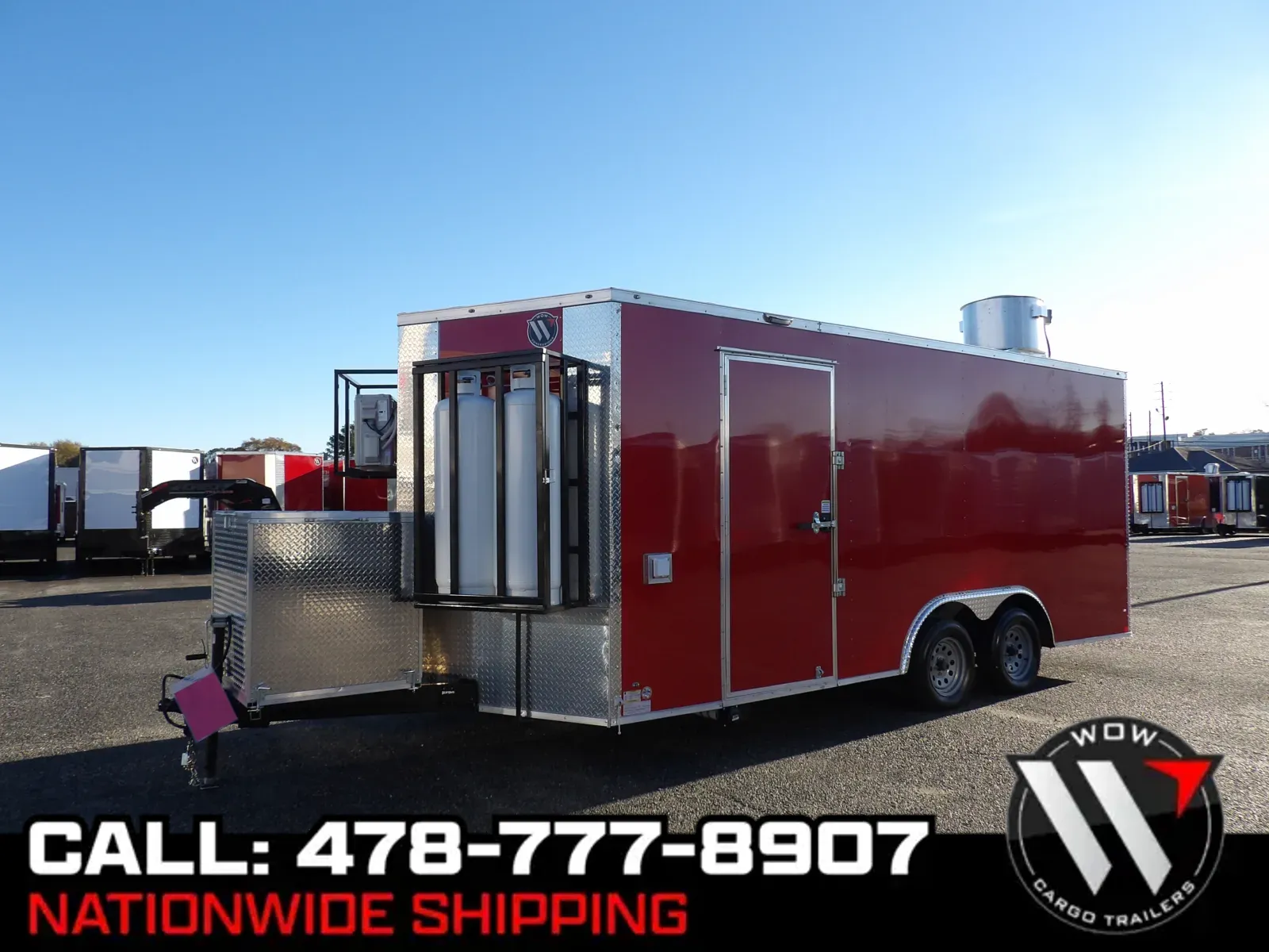 Red 2026 Diamond Cargo 8.5X18 Enclosed for sale in Cochran, GA