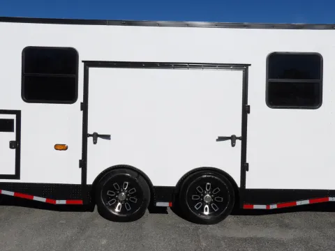 Another view of 2026 SAteel Pines 8.5X28 Enclosed for sale in Cochran, GA at WOW Cargo Trailers