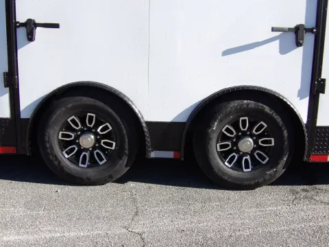 Another view of 2026 SAteel Pines 8.5X28 Enclosed for sale in Cochran, GA at WOW Cargo Trailers