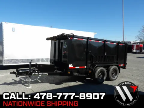 Black 2026 Steel Pines 6X12 Dump for sale in Cochran, GA
