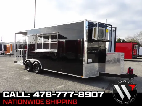 Black 2025 Hook & Line Cargo 8.5X20 Enclosed for sale in Cochran, GA