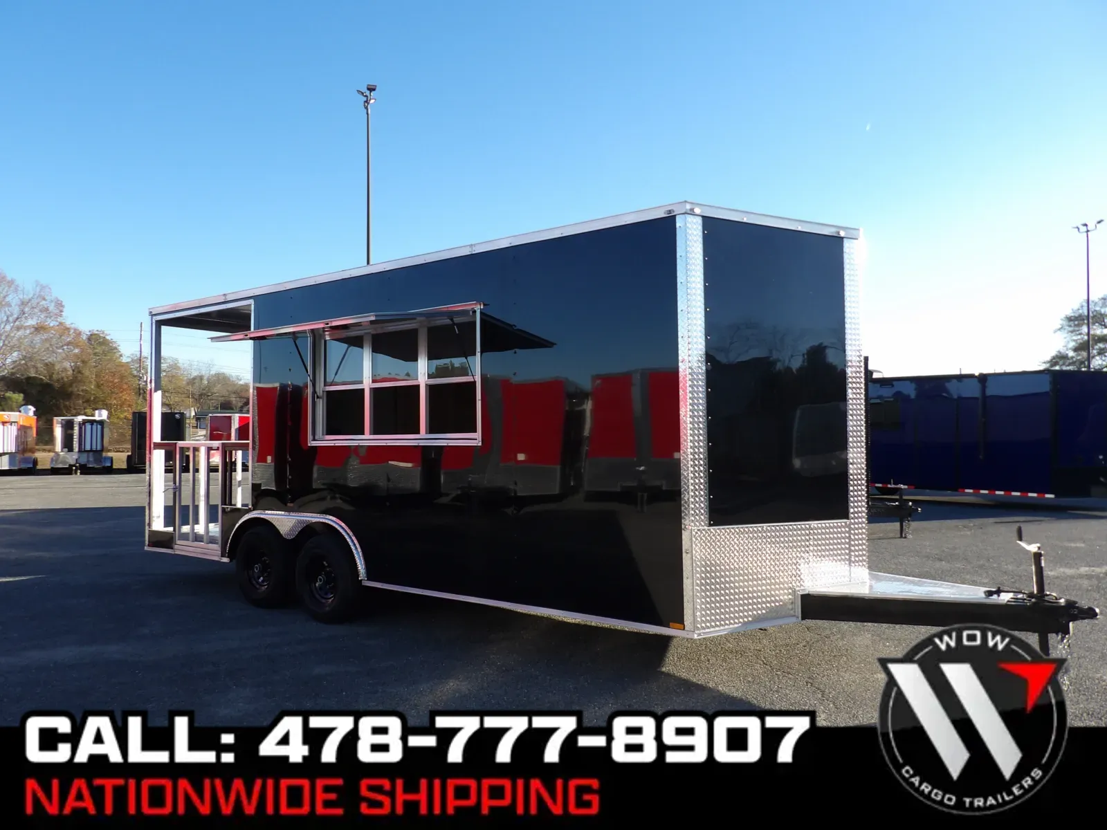 Black 2025 Hook & Line Cargo 8.5X20 Enclosed for sale in Cochran, GA