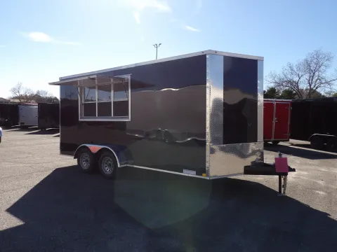Another view of 2026 Diamond Cargo 7X16 Enclosed for sale in Cochran, GA at WOW Cargo Trailers