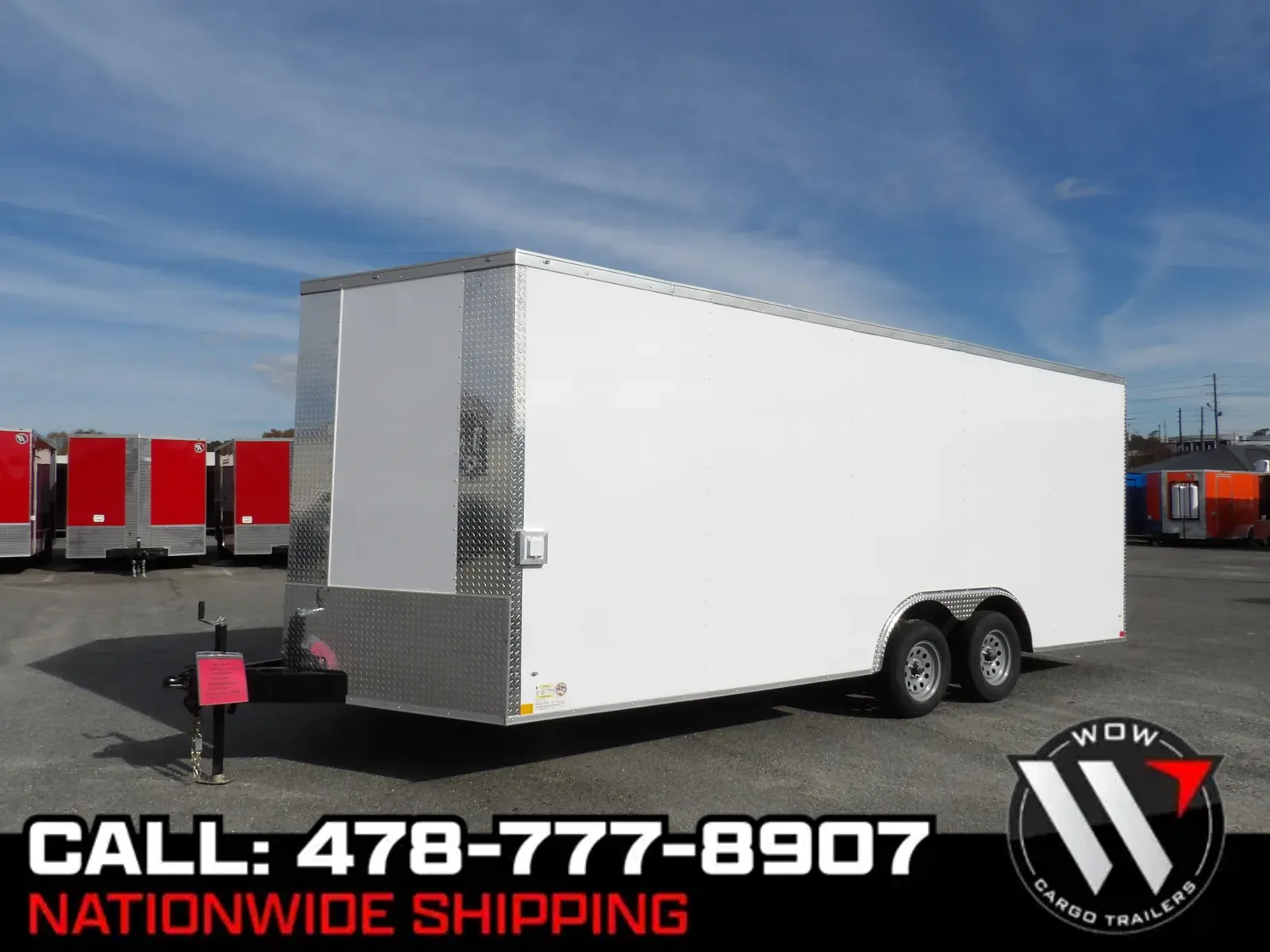 White 2026 Diamond 8.5X20 Enclosed for sale in Cochran, GA