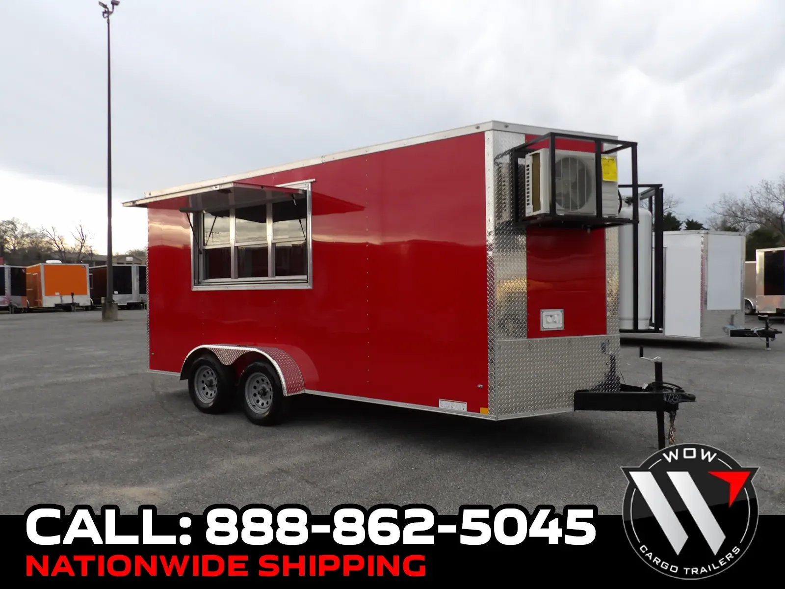 Red 2026 Diamond 7X16 Enclosed for sale in Cochran, GA