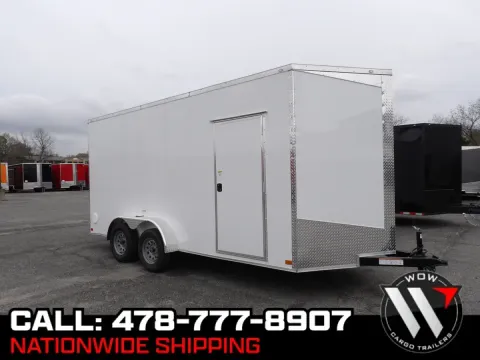 White 2026 Seed 7X16 Enclosed for sale in Cochran, GA