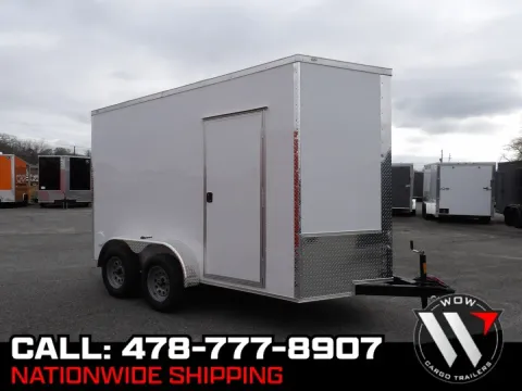 White 2026 Steel Pines 6X12 Enclosed for sale in Cochran, GA
