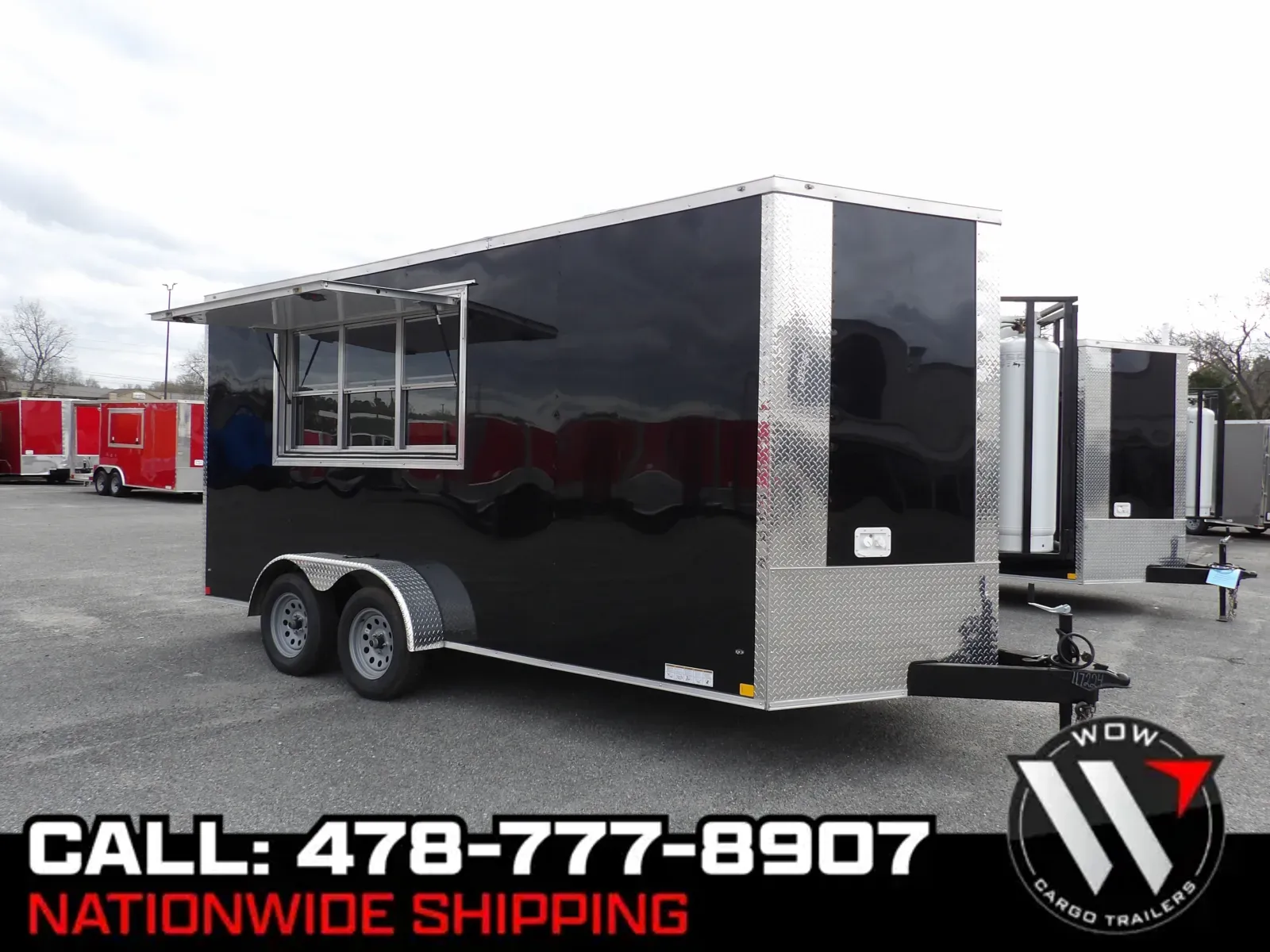 Black 2026 Diamond 7X16 Enclosed for sale in Cochran, GA