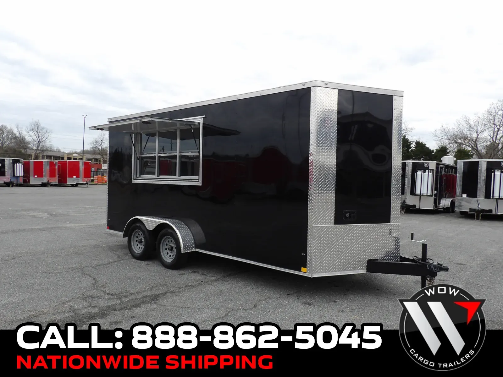 Black 2026 Diamond 7X16 Con  Enclosed for sale in Cochran, GA