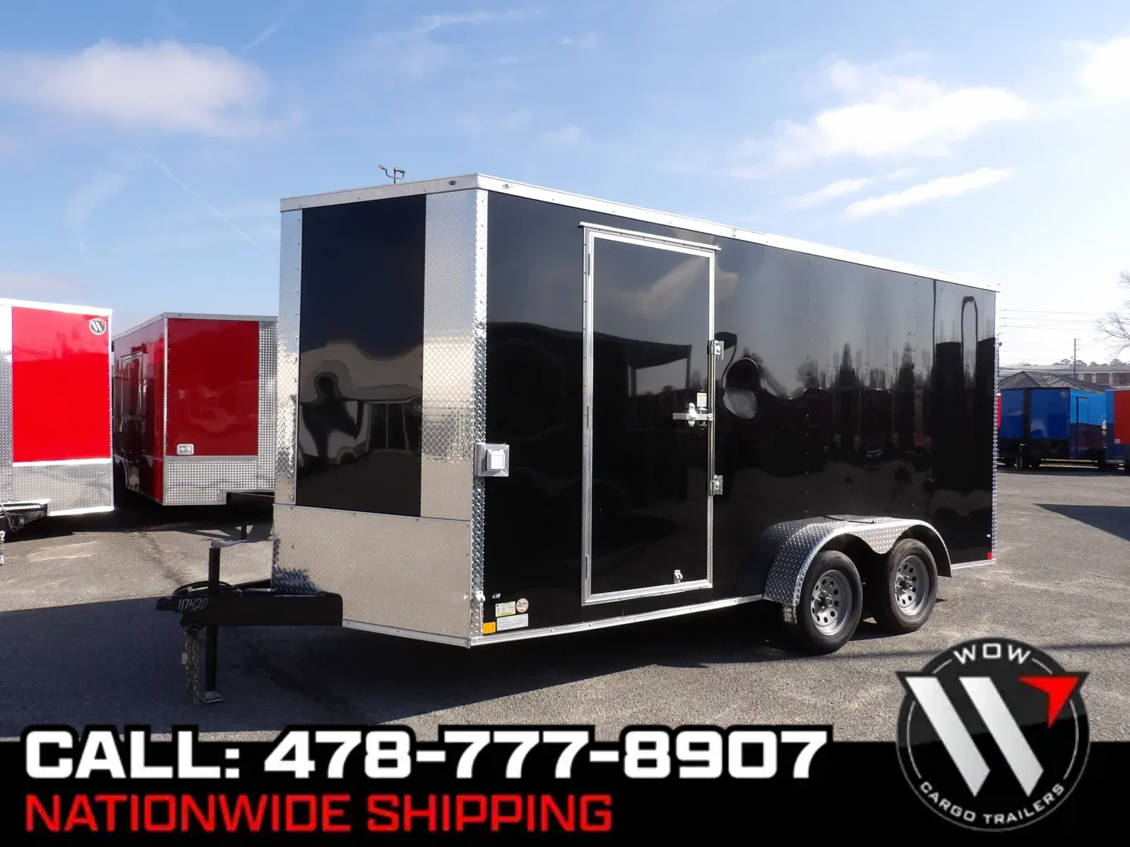 Black 2026 Diamond 7X16 Con Enclosed for sale in Cochran, GA