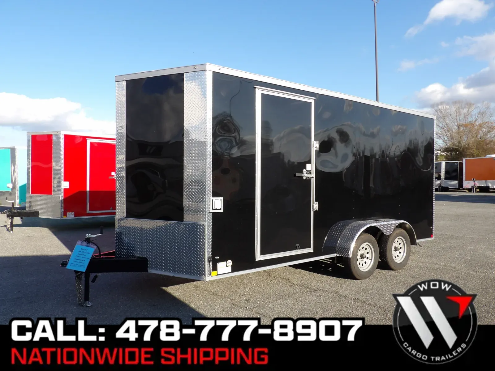 Black 2026 Diamond 7X16 Enclosed for sale in Cochran, GA