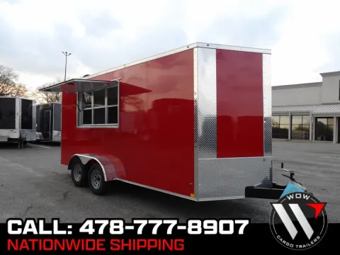 Red 2026 Diamond Cargo 7X16 Enclosed for sale in Cochran, GA