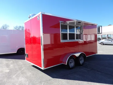 Another view of 2026 Diamond Cargo 7X16 Enclosed for sale in Cochran, GA at WOW Cargo Trailers