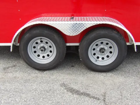 Another view of 2026 Diamond Cargo 7X16 Enclosed for sale in Cochran, GA at WOW Cargo Trailers