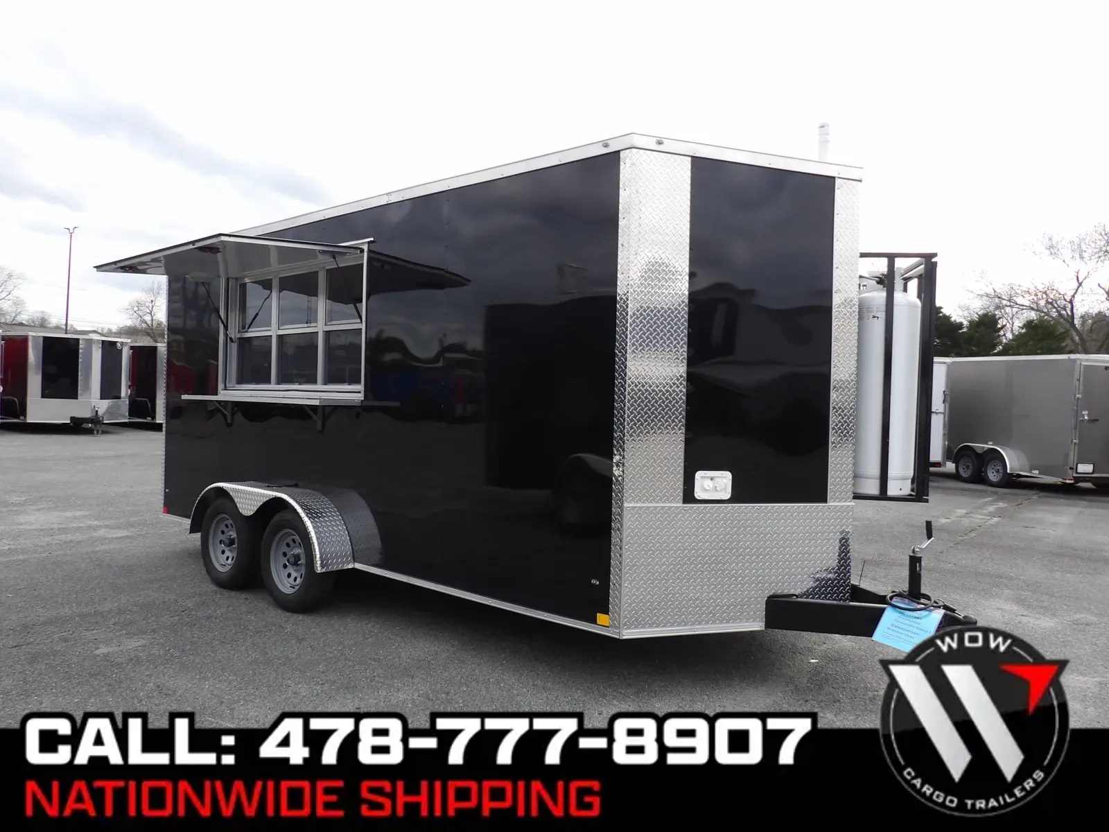 Black 2026 Diamond Cargo 7X16 Enclosed for sale in Cochran, GA