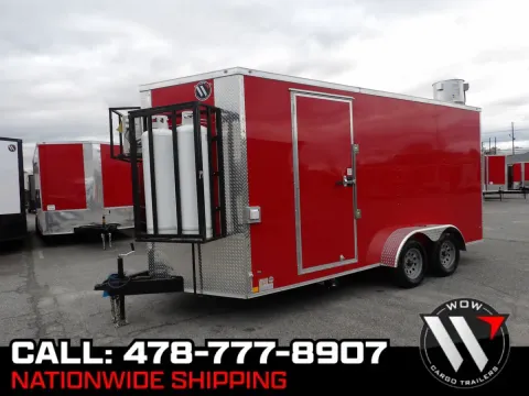 Red 2026 Diamond Cargo 7X16 Enclosed for sale in Cochran, GA