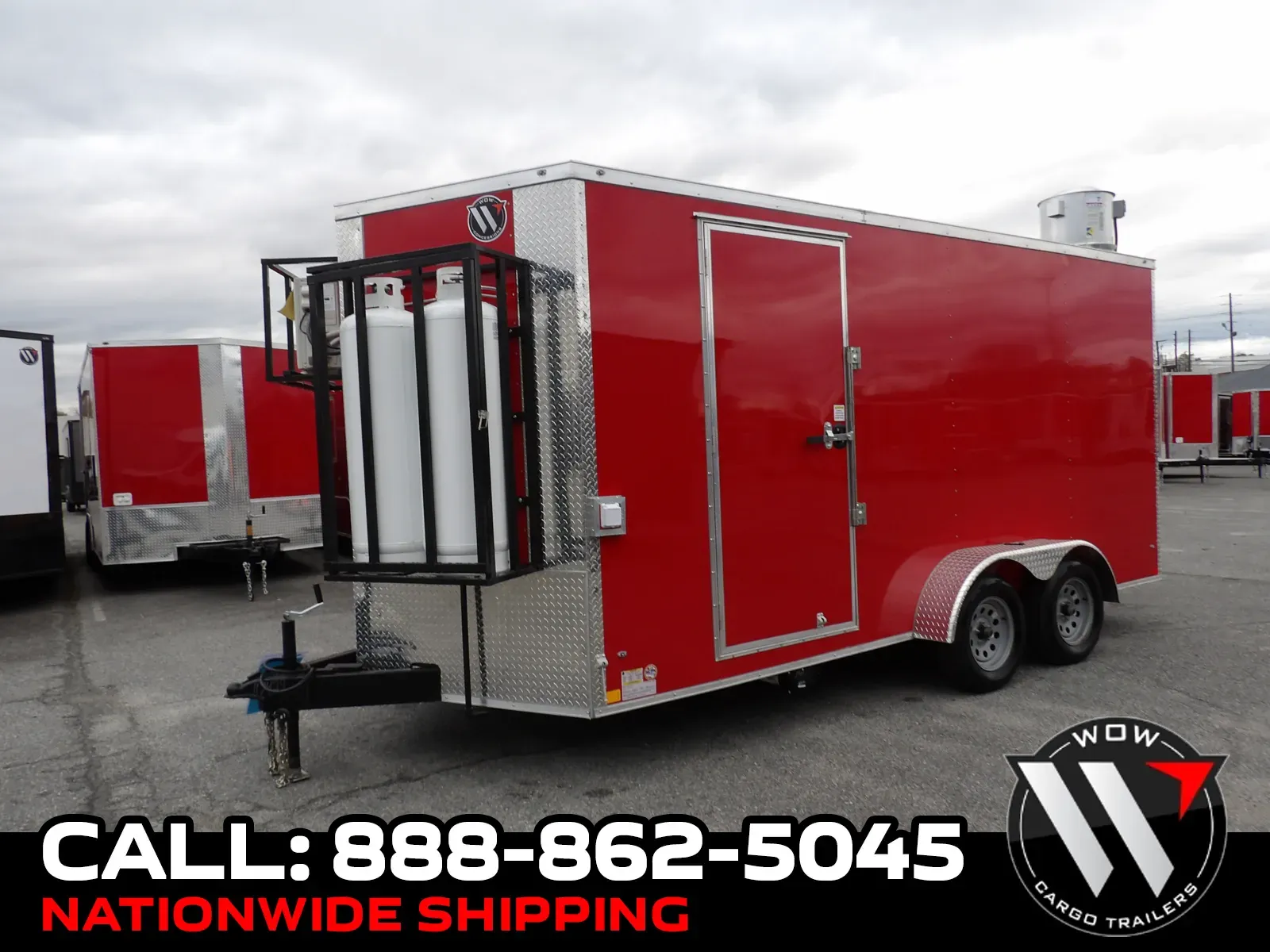 Red 2026 Diamond Cargo 7X16 Enclosed for sale in Cochran, GA