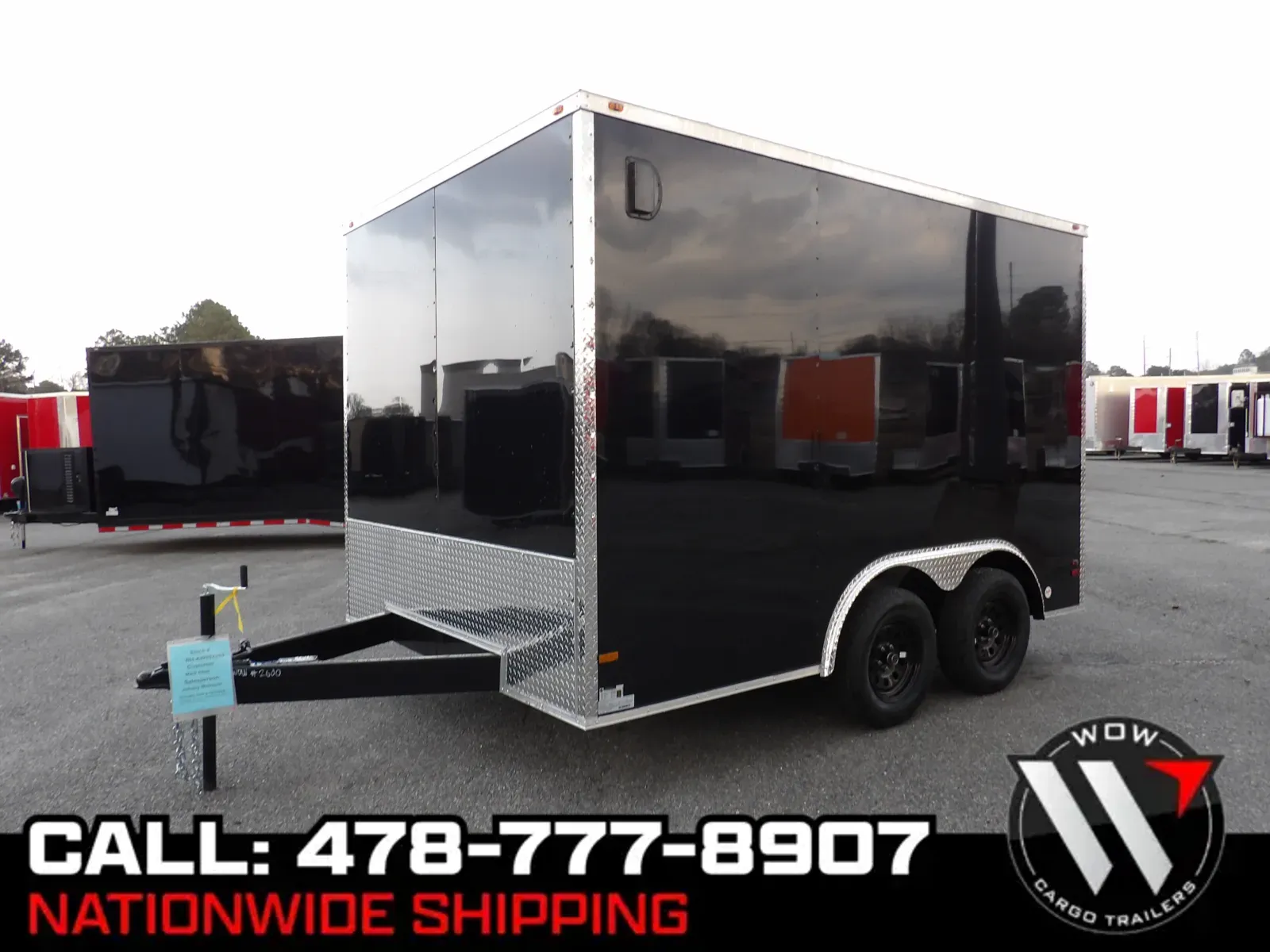 Black 2026 All World Trailers 8.5X12 Enclosed for sale in Cochran, GA