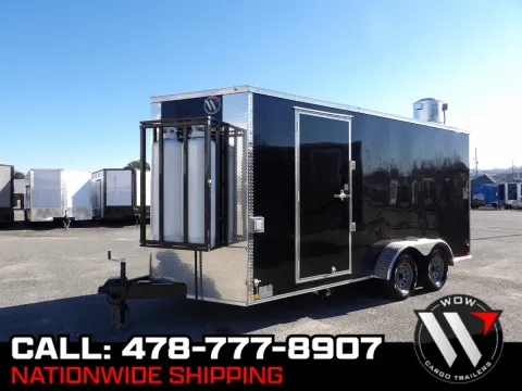 Black 2026 Diamond Cargo 7X16 Enclosed for sale in Cochran, GA