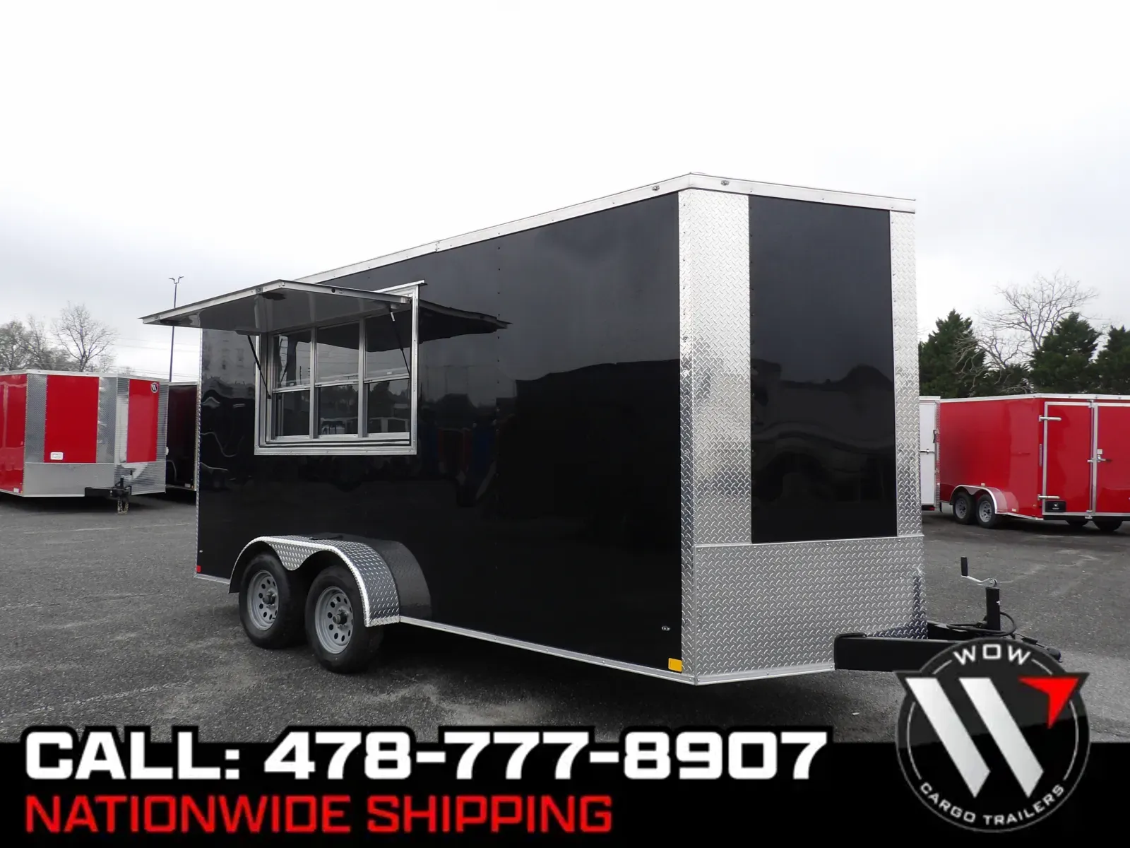 Black 2026 Diamond Cargo 7X16 Enclosed for sale in Cochran, GA