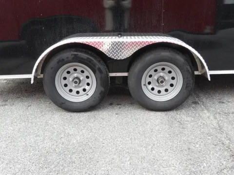 Another view of 2026 Diamond Cargo 7X16 Enclosed for sale in Cochran, GA at WOW Cargo Trailers