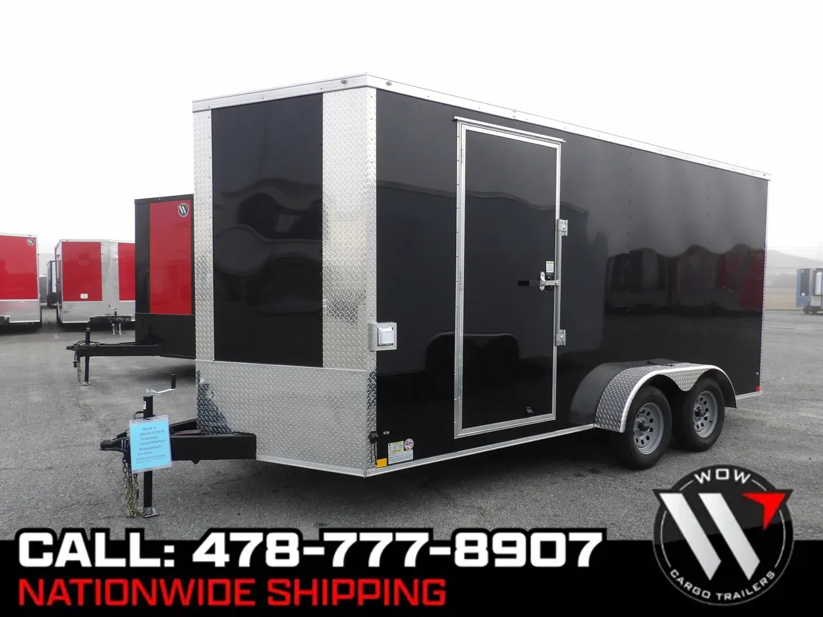 Black 2026 Diamond Cargo 7X16 Enclosed for sale in Cochran, GA