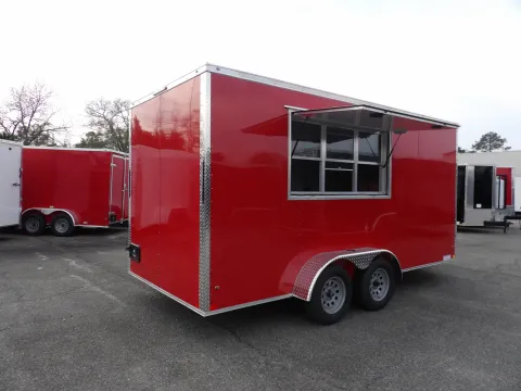 Another view of 2026 Diamond Cargo 7X16 Enclosed for sale in Cochran, GA at WOW Cargo Trailers