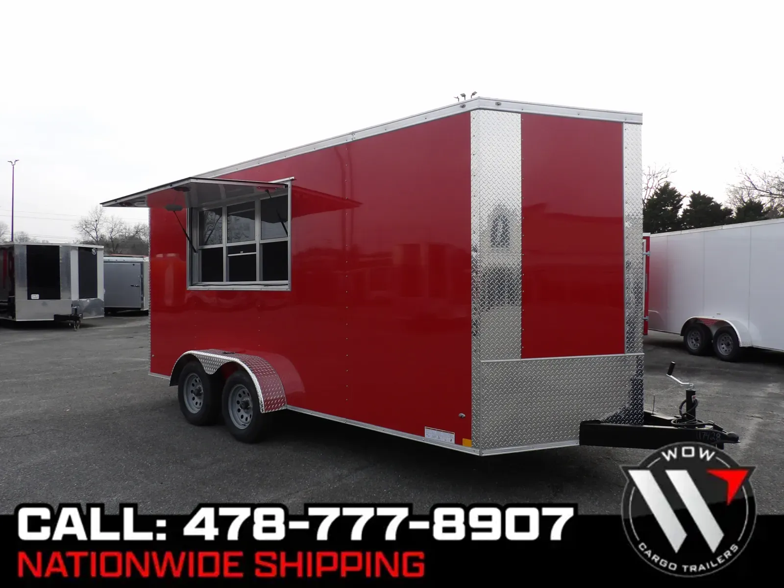 Red 2026 Diamond Cargo 7X16 Enclosed for sale in Cochran, GA