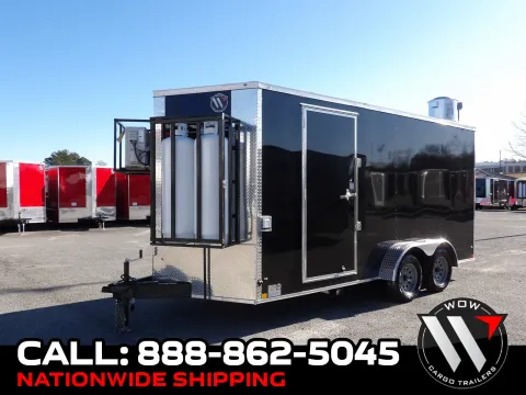 Black 2026 Diamond 7X16 Enclosed for sale in Cochran, GA