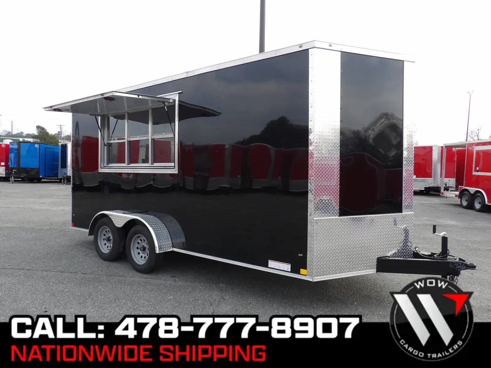 Black 2026 Diamond 7X16 Enclosed for sale in Cochran, GA