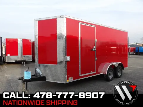 Red 2026 Diamond Cargo 7X16 Enclosed for sale in Cochran, GA