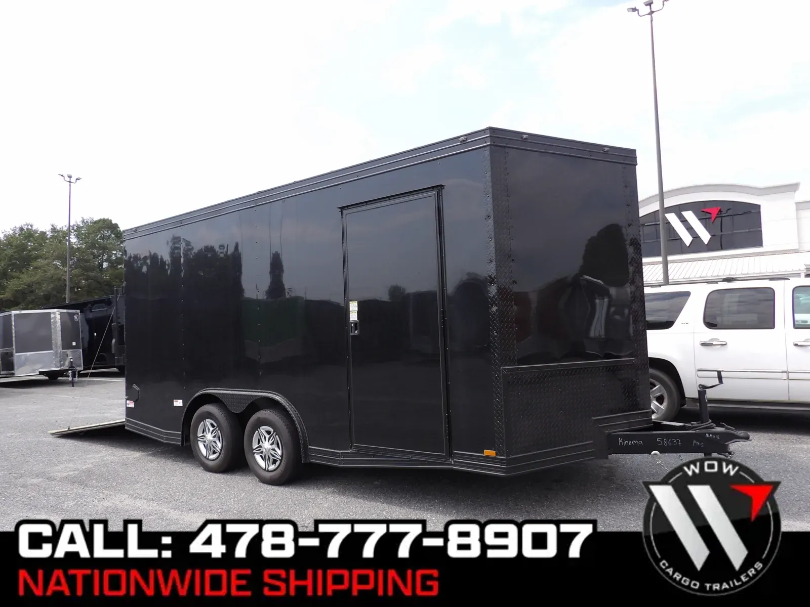 Black 2025 Cynergy 8.5X16 Enclosed for sale in Cochran, GA