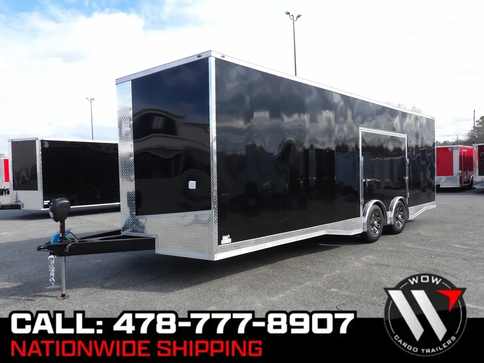 Black 2026 Steel Pines 8.5X26 Enclosed for sale in Cochran, GA