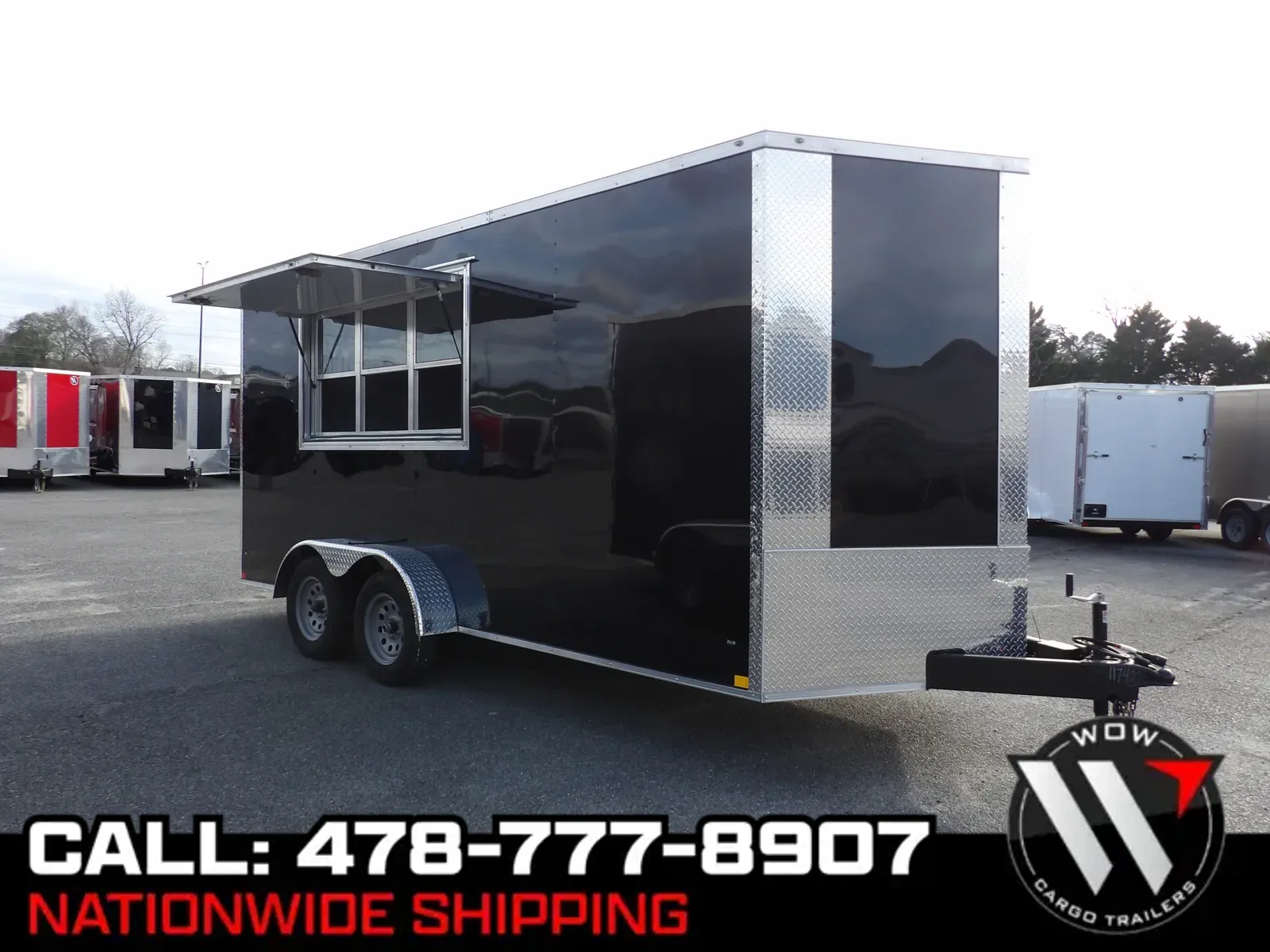 Black 2026 Diamond Cargo 7X16 Enclosed for sale in Cochran, GA
