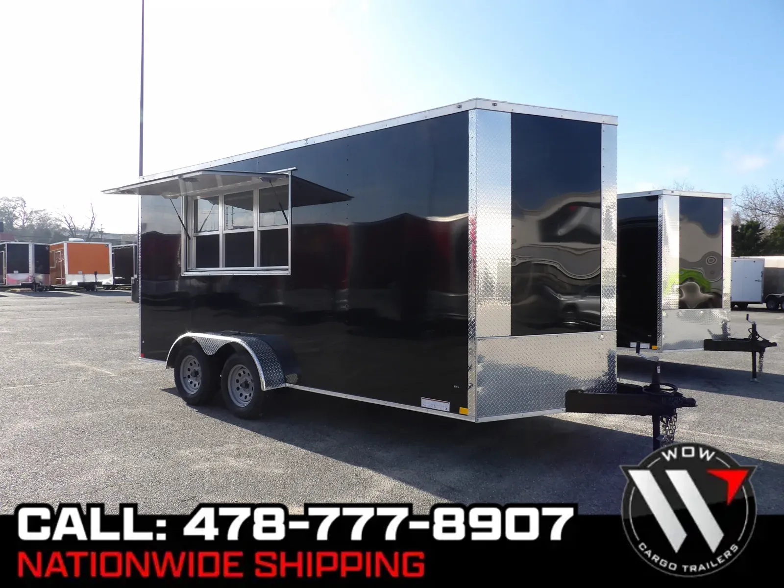 Black 2026 Diamond Cargo 7X16 Enclosed for sale in Cochran, GA
