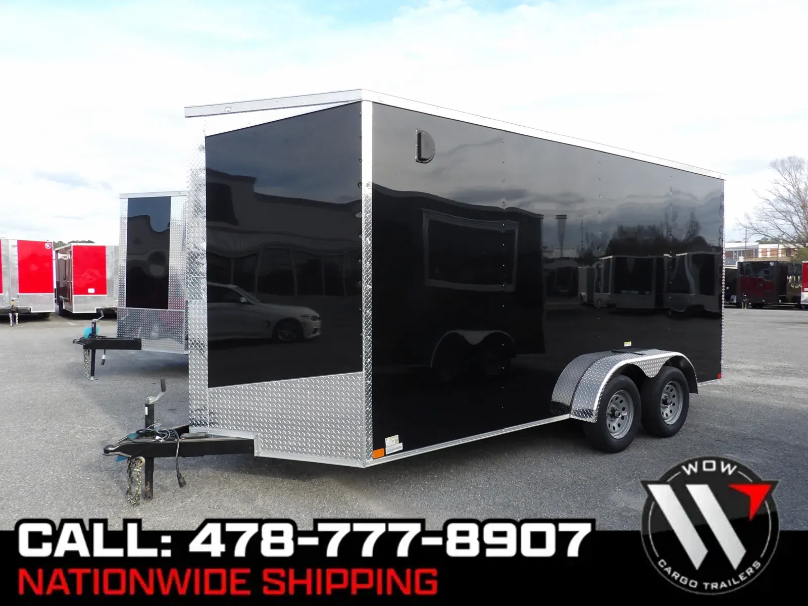 Black 2026 Seed Cargo 7X16 Enclosed for sale in Cochran, GA