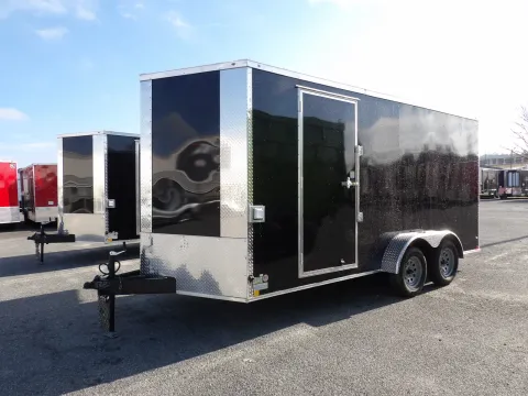 Another view of 2026 Diamond Cargo 7X16 Enclosed for sale in Cochran, GA at WOW Cargo Trailers