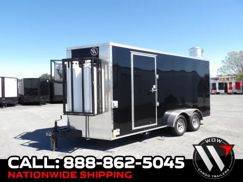 Black 2026 Diamond Cargo 7X16 Enclosed for sale in Cochran, GA