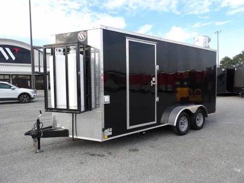 Photos of 2026 Diamond Cargo 7X16 Enclosed for sale in Cochran, GA at WOW Cargo Trailers