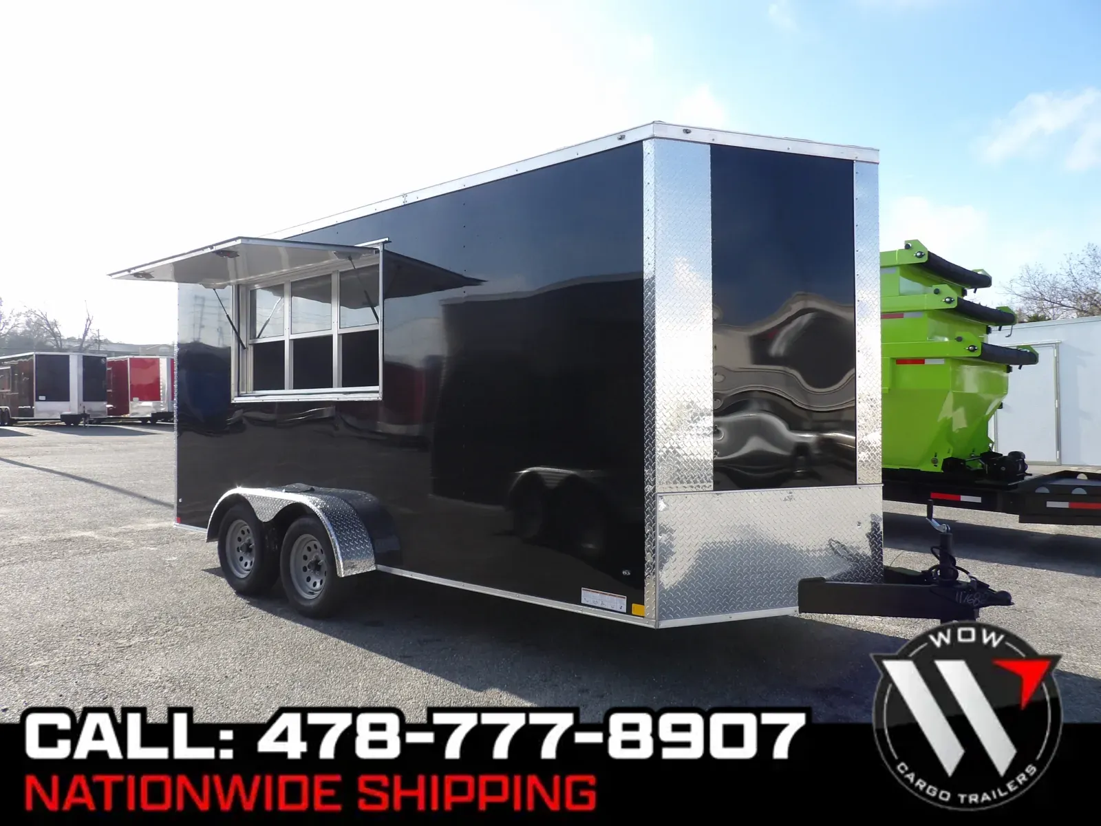 Black 2026 Diamond Cargo 7X16 Enclosed for sale in Cochran, GA