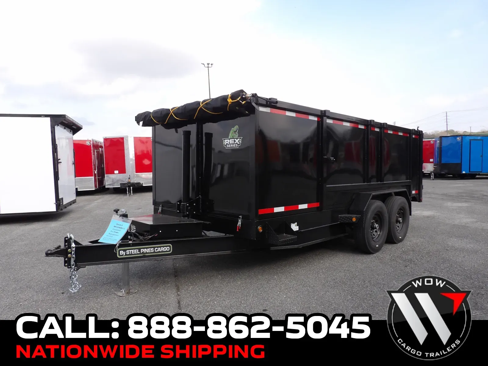 2026 Steel Pines Cargo 7X16 Dump for sale in Cochran, GA