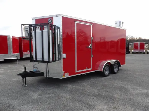 Photos of 2026 Diamond Cargo 7X16 Enclosed for sale in Cochran, GA at WOW Cargo Trailers