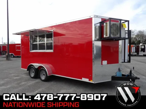 Red 2026 Diamond Cargo 7X16 Enclosed for sale in Cochran, GA