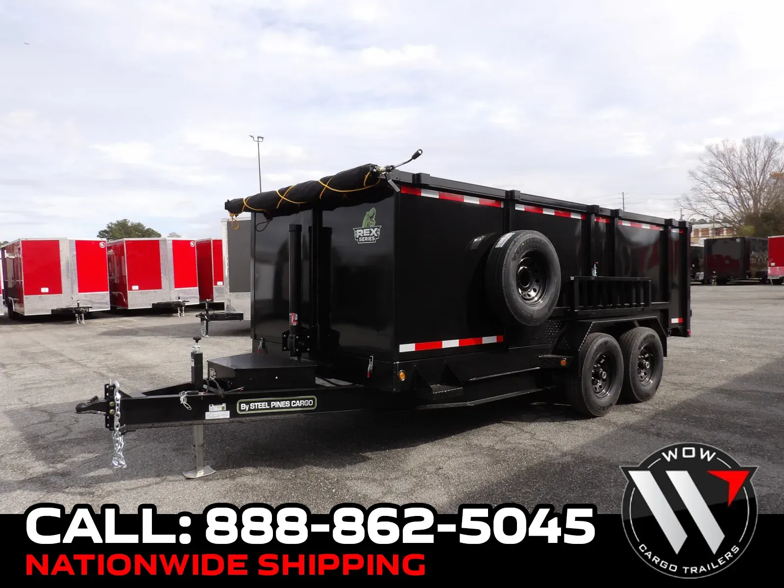 2026 Steel Pines 7X16 Dump for sale in Cochran, GA