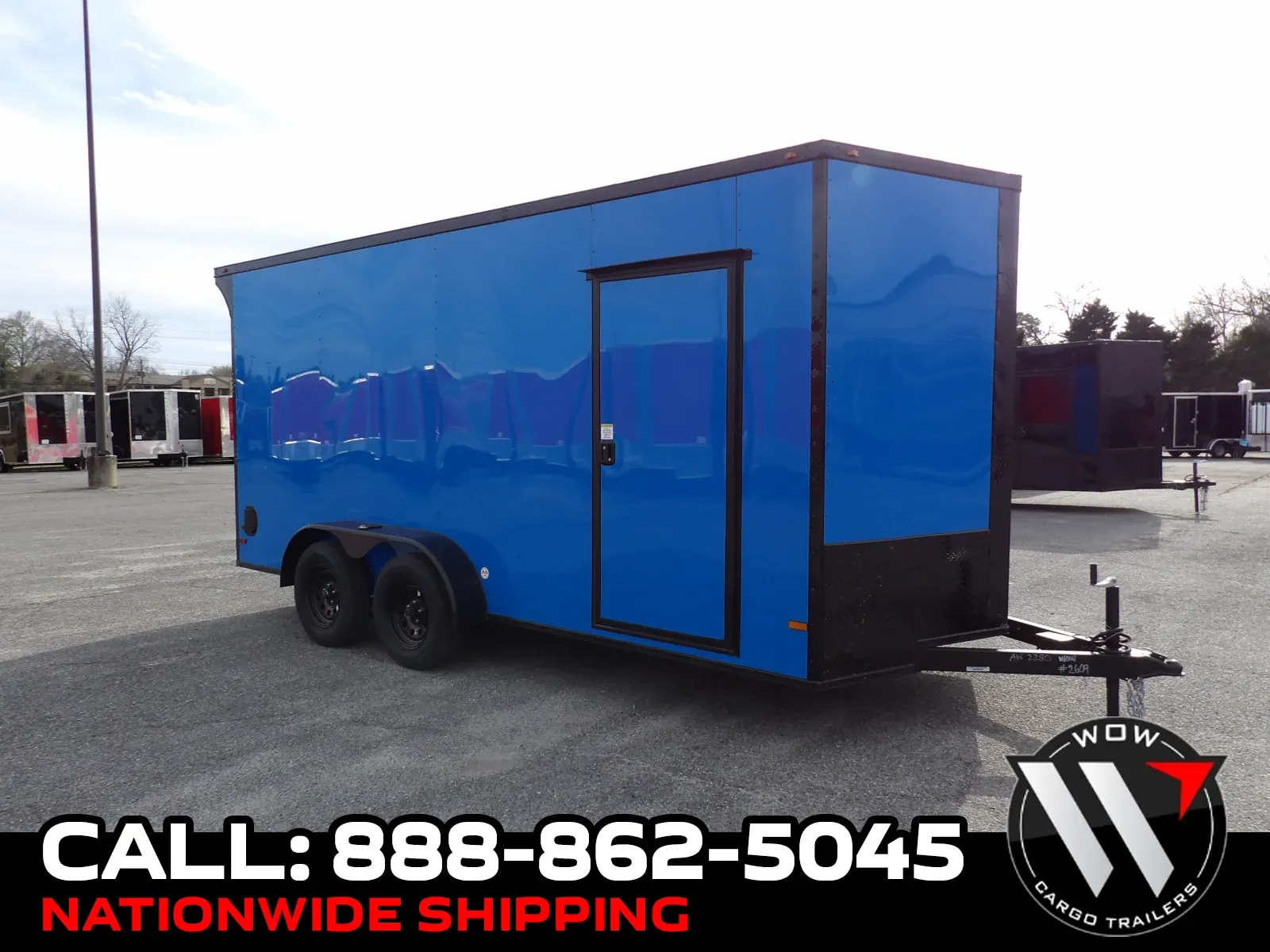 Black 2026 All World 7X16 Enclosed for sale in Cochran, GA