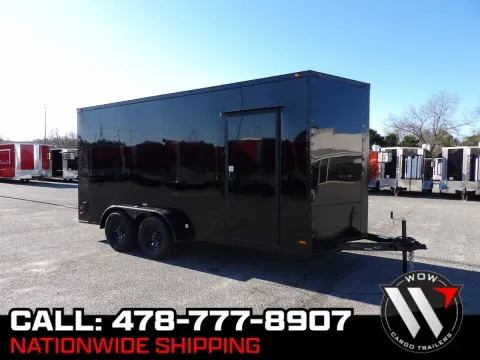 Black 2026 All World 7X16 Enclosed for sale in Cochran, GA
